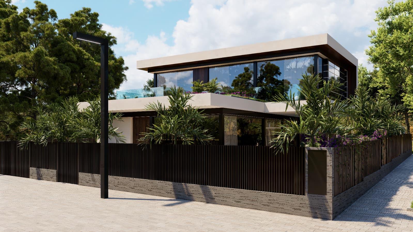 Exterior house view 1