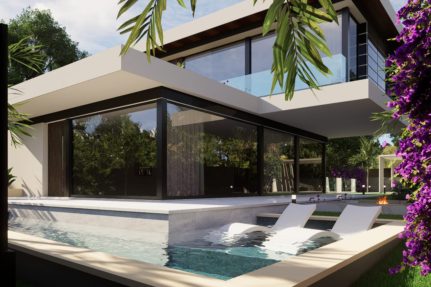 Exterior house view 3